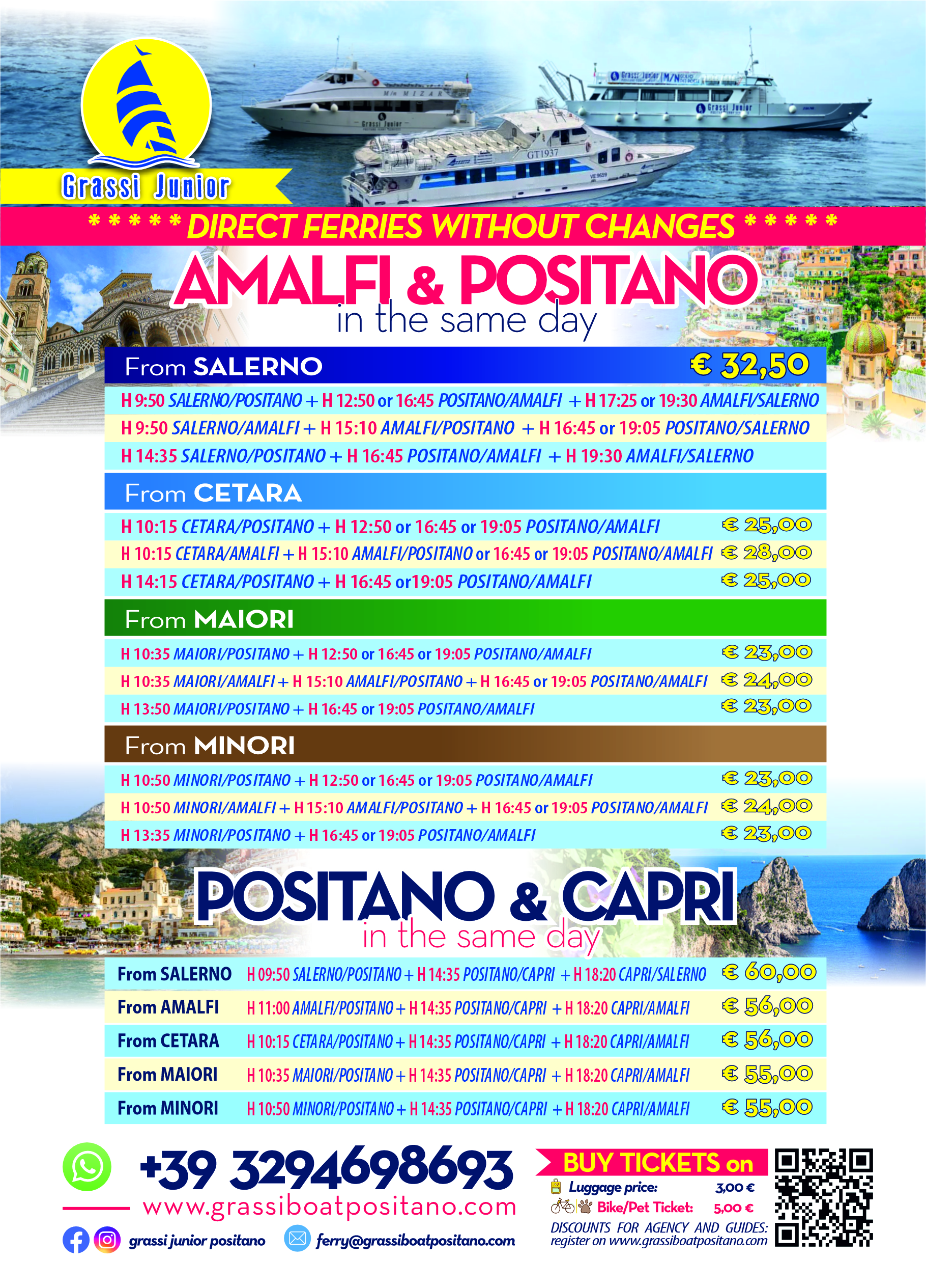 Capri Schedule